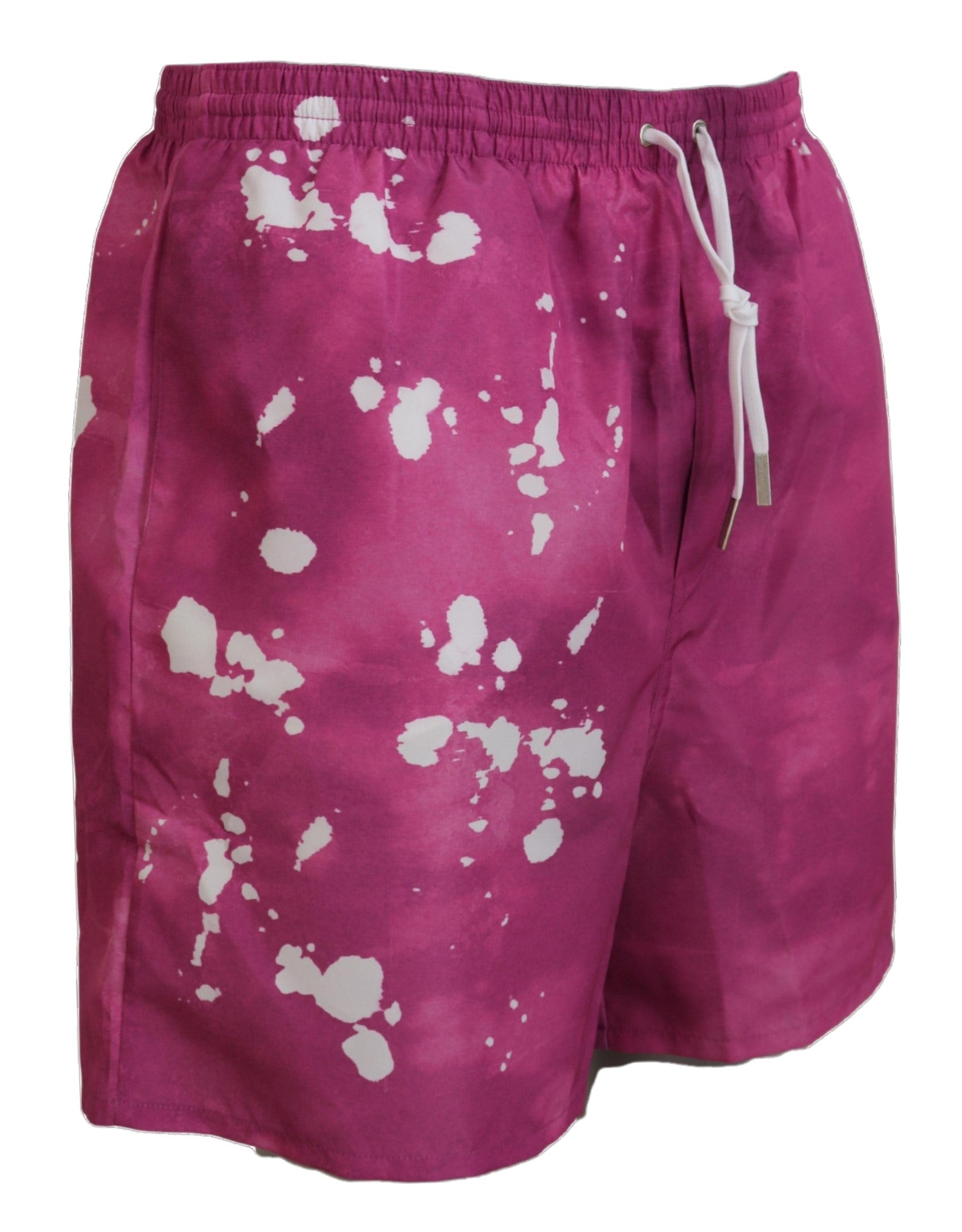 Rosa Tie Dye Logo Herr Strandkläder Shorts Badkläder