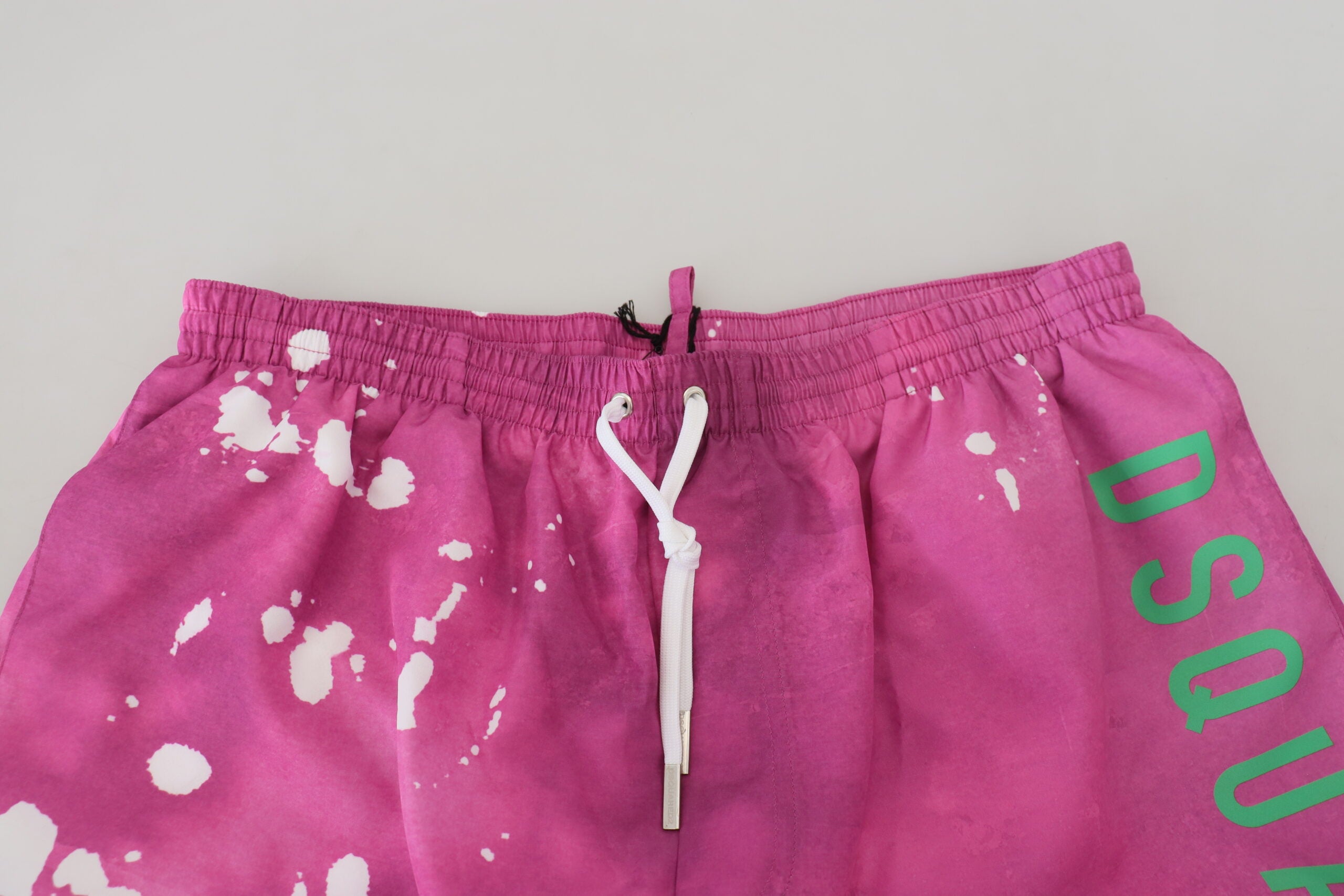 Rosa Tie Dye Logo Herr Strandkläder Shorts Badkläder
