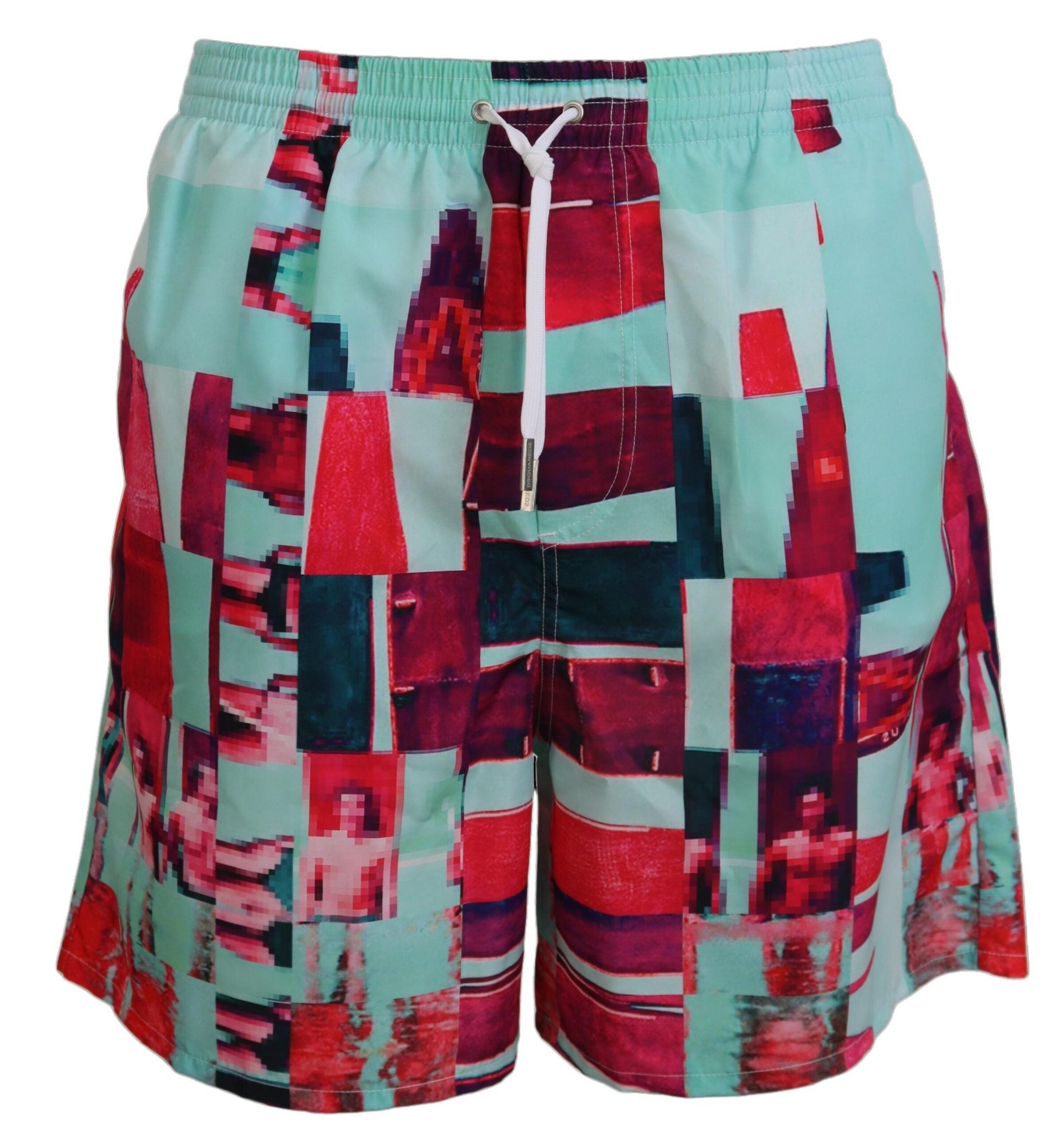 Flerfärgade tryckta strandkläder shorts badkläder