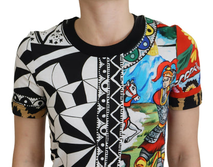 Dolce &amp; Gabbana Flerfärgad Mönstrad Dam Exklusiv Skjortopp