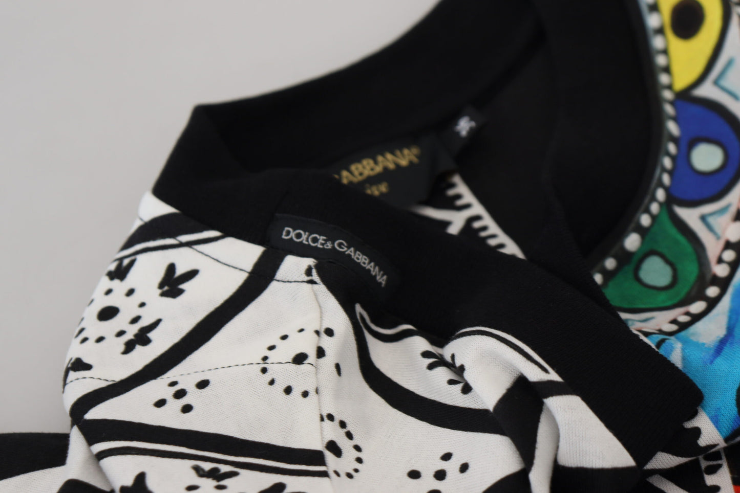 Dolce &amp; Gabbana Flerfärgad Mönstrad Dam Exklusiv Skjortopp
