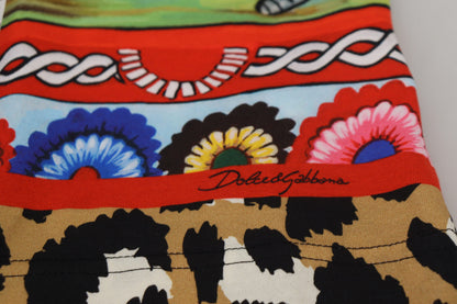 Dolce &amp; Gabbana Flerfärgad Mönstrad Dam Exklusiv Skjortopp