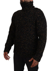 Dolce & Gabbana Brown Fatto A Mano Turtleneck Pullover Sweater
