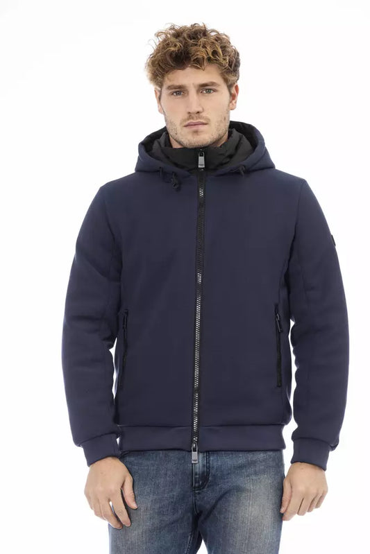 Baldinini Trend Blå Polyester Herrjacka
