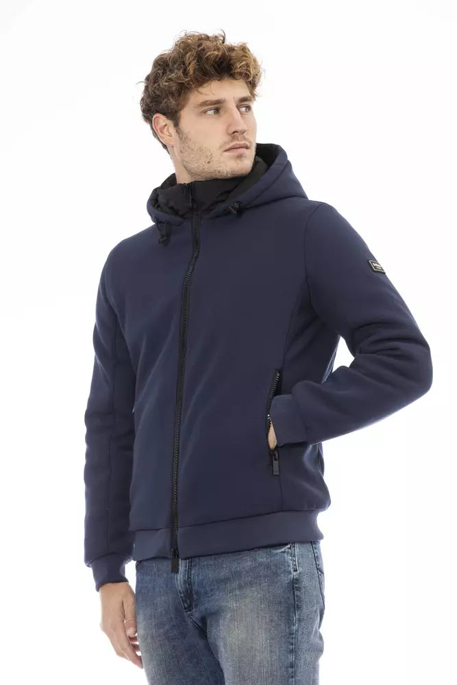 Baldinini Trend Blå Polyester Herrjacka