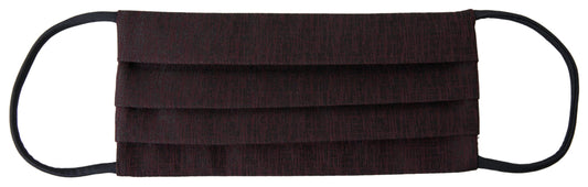 Dolce &amp; Gabbana Maroon Plisserte Elastiske Ørestropper Ansiktsmaske