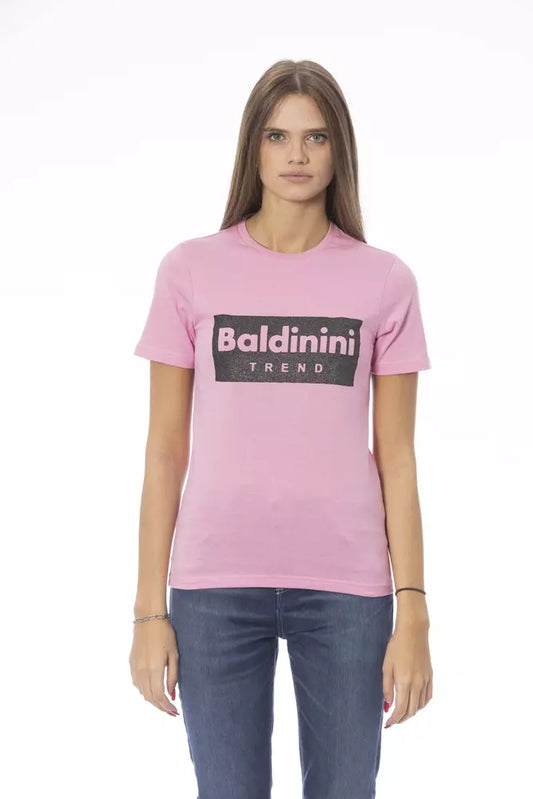 Baldinini Trend Flerfärgad Bomull Dam T-shirt