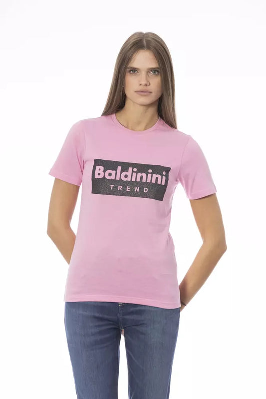 Baldinini Trend Flerfärgad Bomull Dam T-shirt