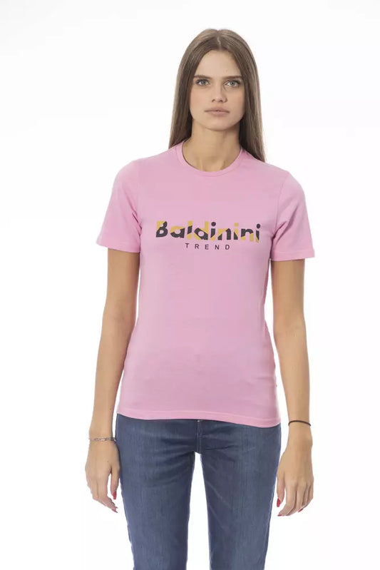 Baldinini Trend Flerfärgad Bomull Dam T-shirt