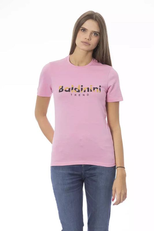 Baldinini Trend Flerfärgad Bomull Dam T-shirt