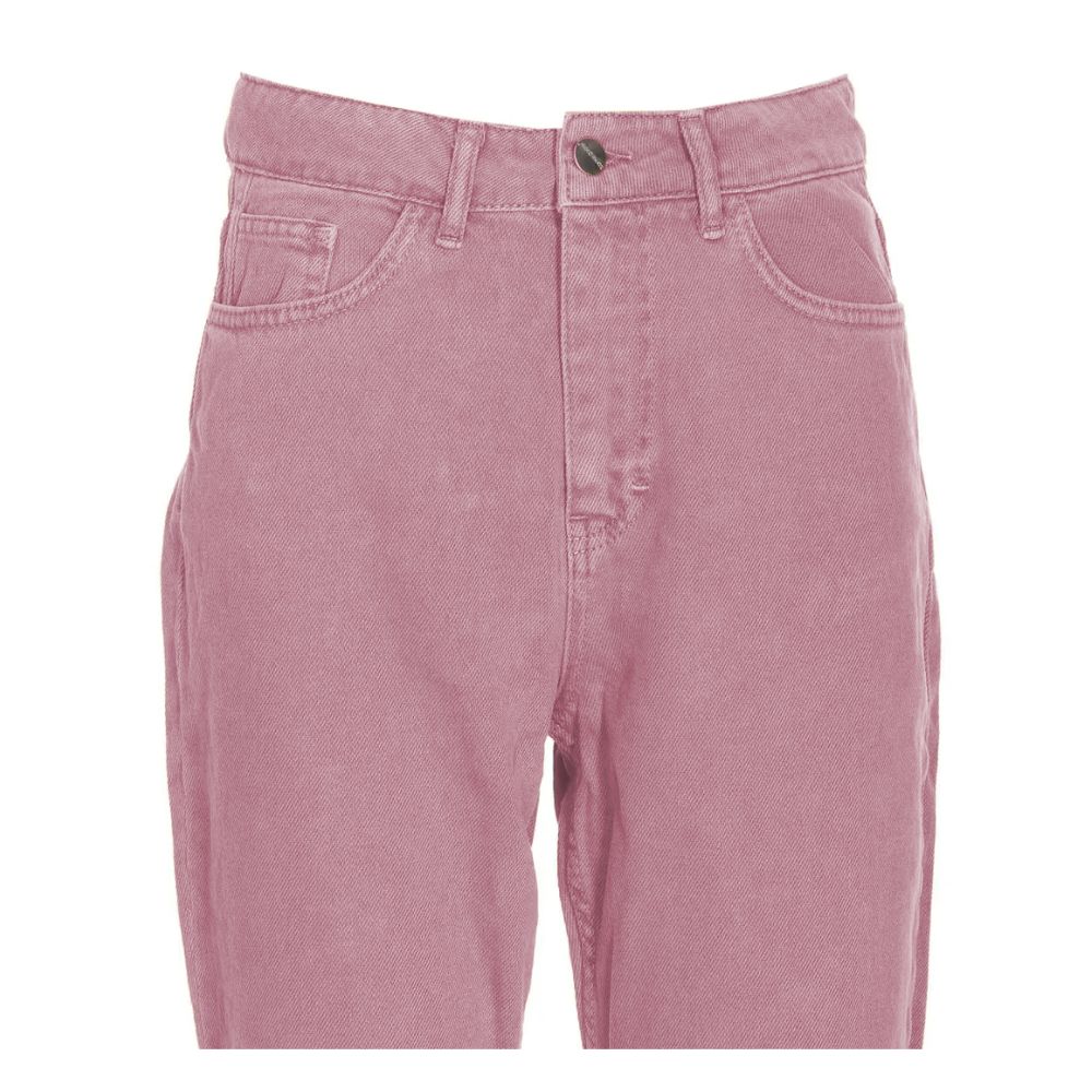 Chic Rosa Raw Cut Bottom Jeans