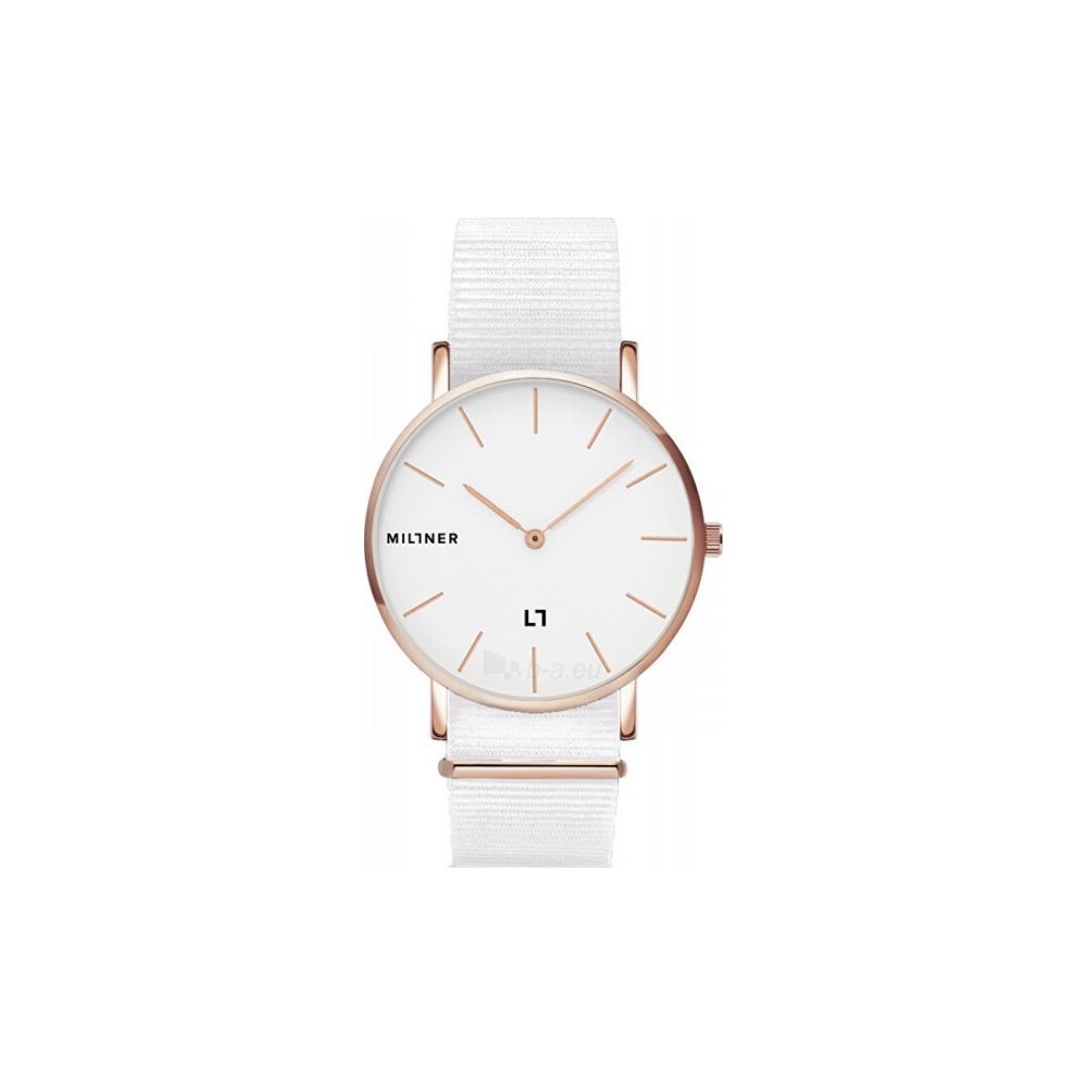 Elegant analog damklocka i roséguld