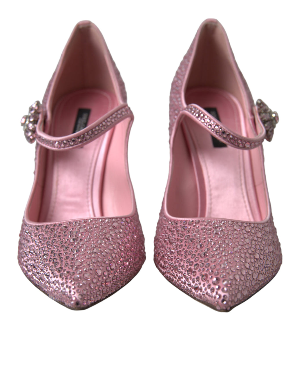 Rosa strass krystallhæler pumps sko