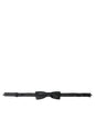 Dolce & Gabbana Gray Polka Dot Silk Adjustable Neck Men Papillon Bow Tie