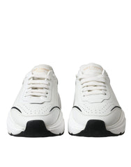 Dolce & Gabbana White Black Low Top Daymaster Sneakers Shoes
