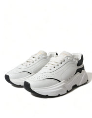 Dolce & Gabbana White Black Low Top Daymaster Sneakers Shoes