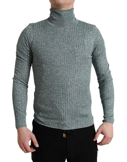 Dolce &amp; Gabbana Grønn Polyester Høyhalset Genser