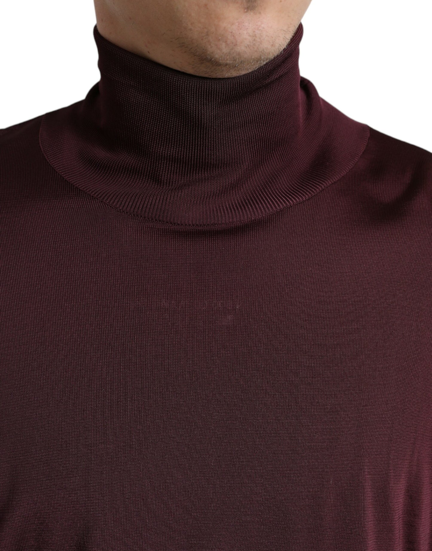 Dolce &amp; Gabbana Rödbrun Viskos Polotröja