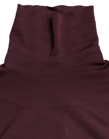 Dolce &amp; Gabbana Rödbrun Viskos Polotröja