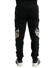 Dolce & Gabbana Black Cotton Slim Stretch Jogger Pants