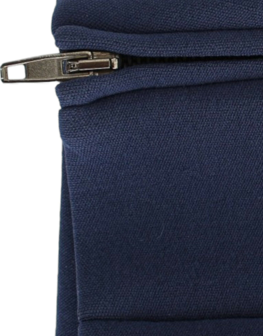 Blått nylon miniskjørt