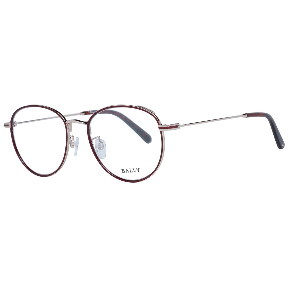 Bally vinröda unisex glasögonbågar