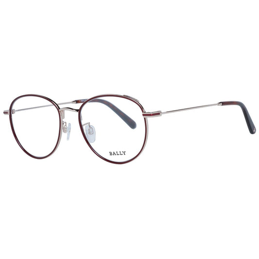 Bally vinröda unisex glasögonbågar