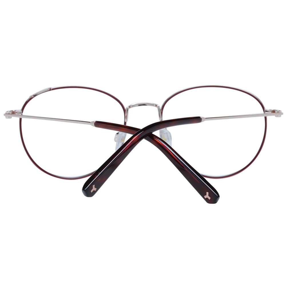 Bally vinröda unisex glasögonbågar