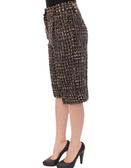 Dolce & Gabbana Multicolor wool shorts pants