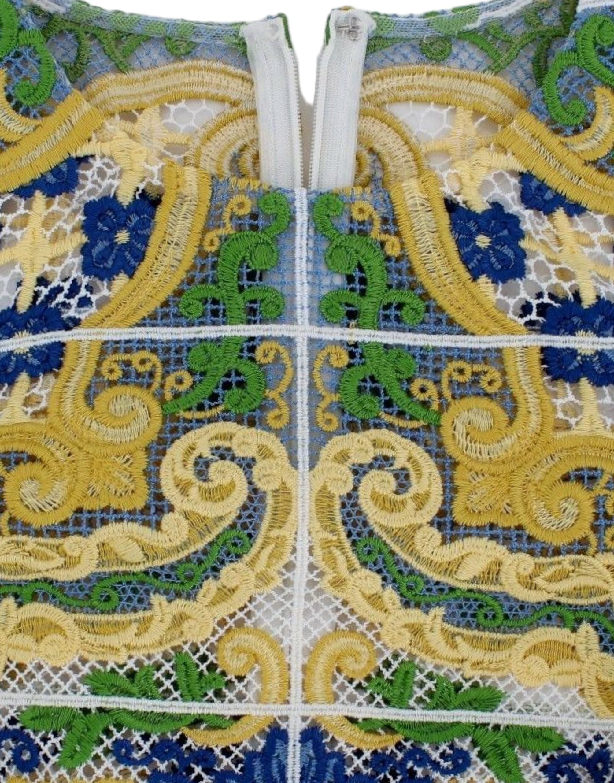 Flerfärgad Majolica Broderad Tröja