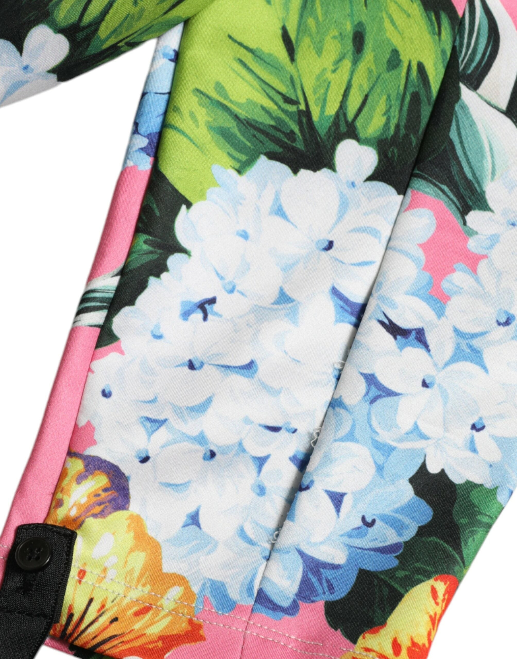 Flerfärgade blommiga leggings med hög midja