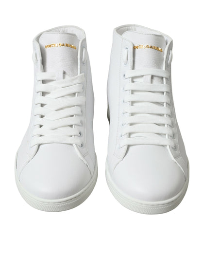 Dolce &amp; Gabbana Hvite Saint Tropez Høye Sneakers Herresko