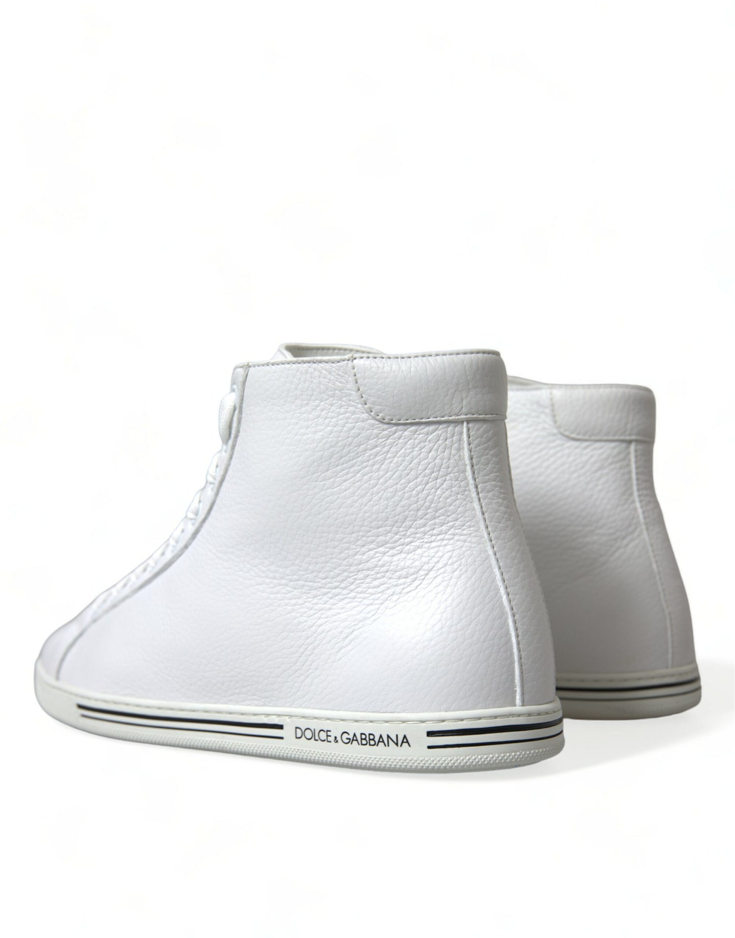 Dolce &amp; Gabbana Hvite Saint Tropez Høye Sneakers Herresko