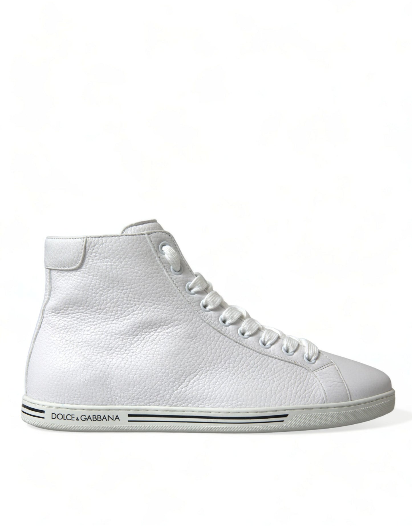 Dolce &amp; Gabbana Hvite Saint Tropez Høye Sneakers Herresko