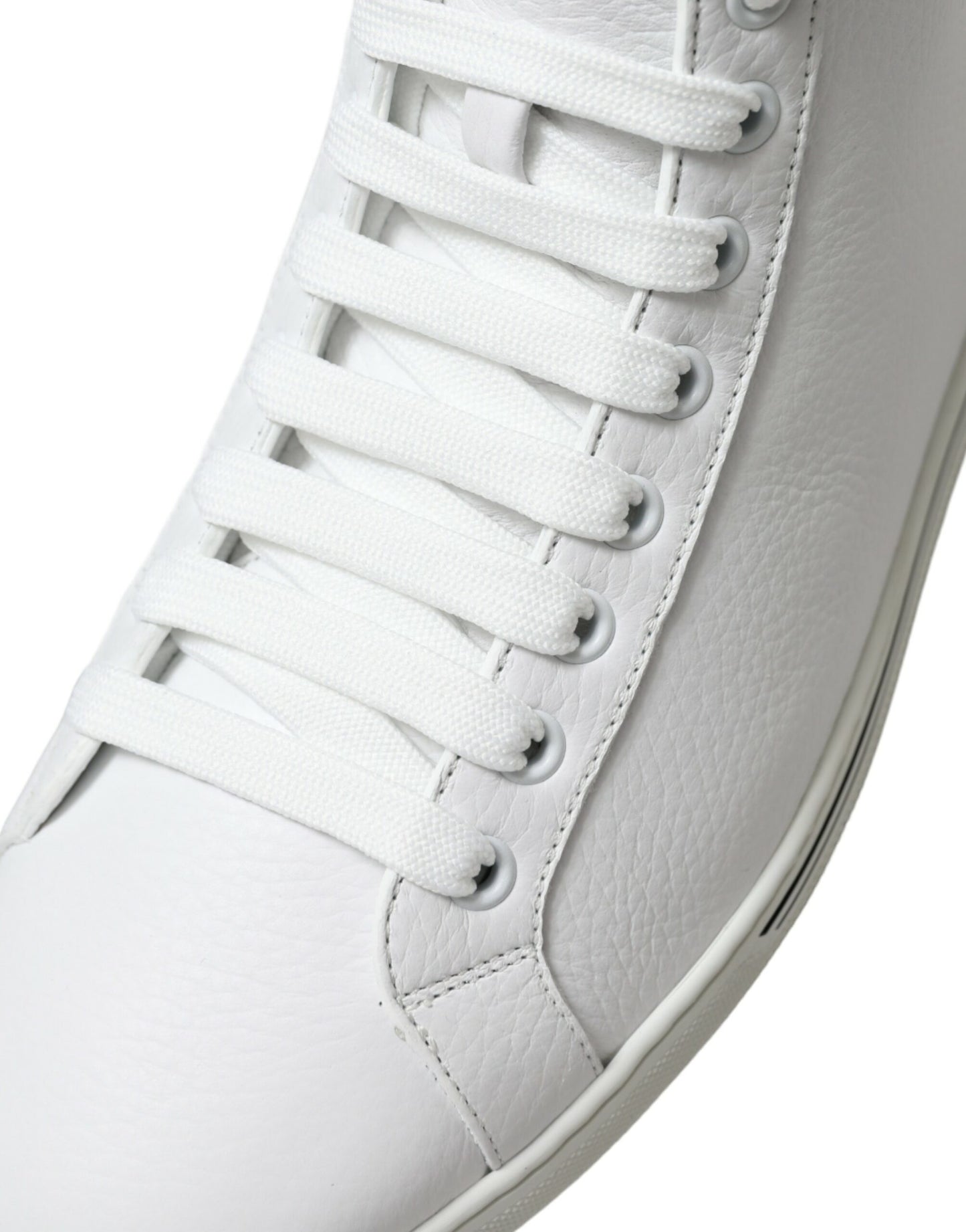 Dolce &amp; Gabbana Hvite Saint Tropez Høye Sneakers Herresko