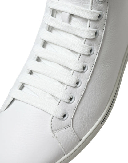 Dolce &amp; Gabbana Hvite Saint Tropez Høye Sneakers Herresko