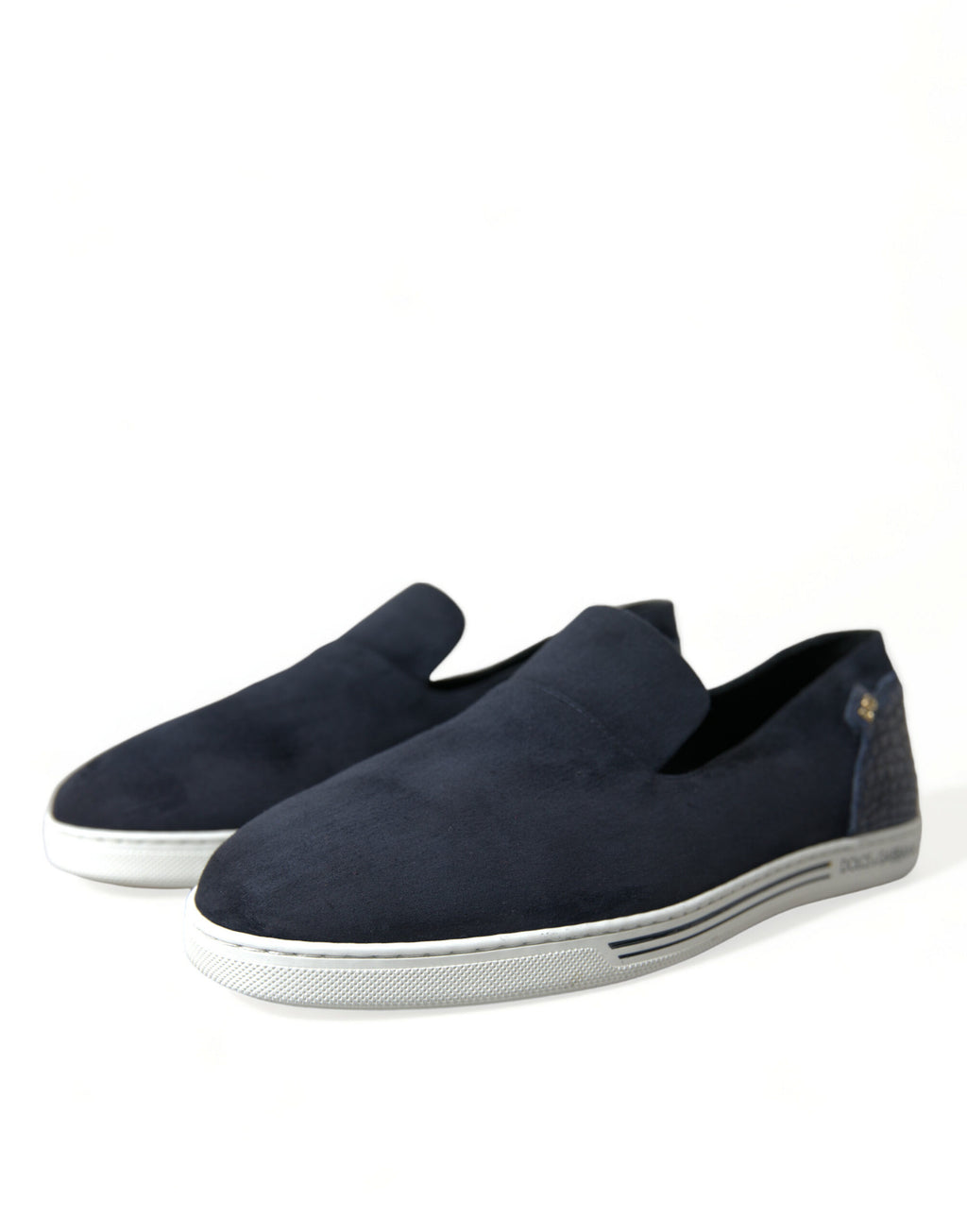 Blå mocka Caiman Loafers Saint Tropez Skor