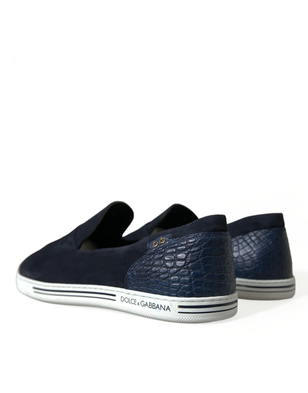 Blå mocka Caiman Loafers Saint Tropez Skor