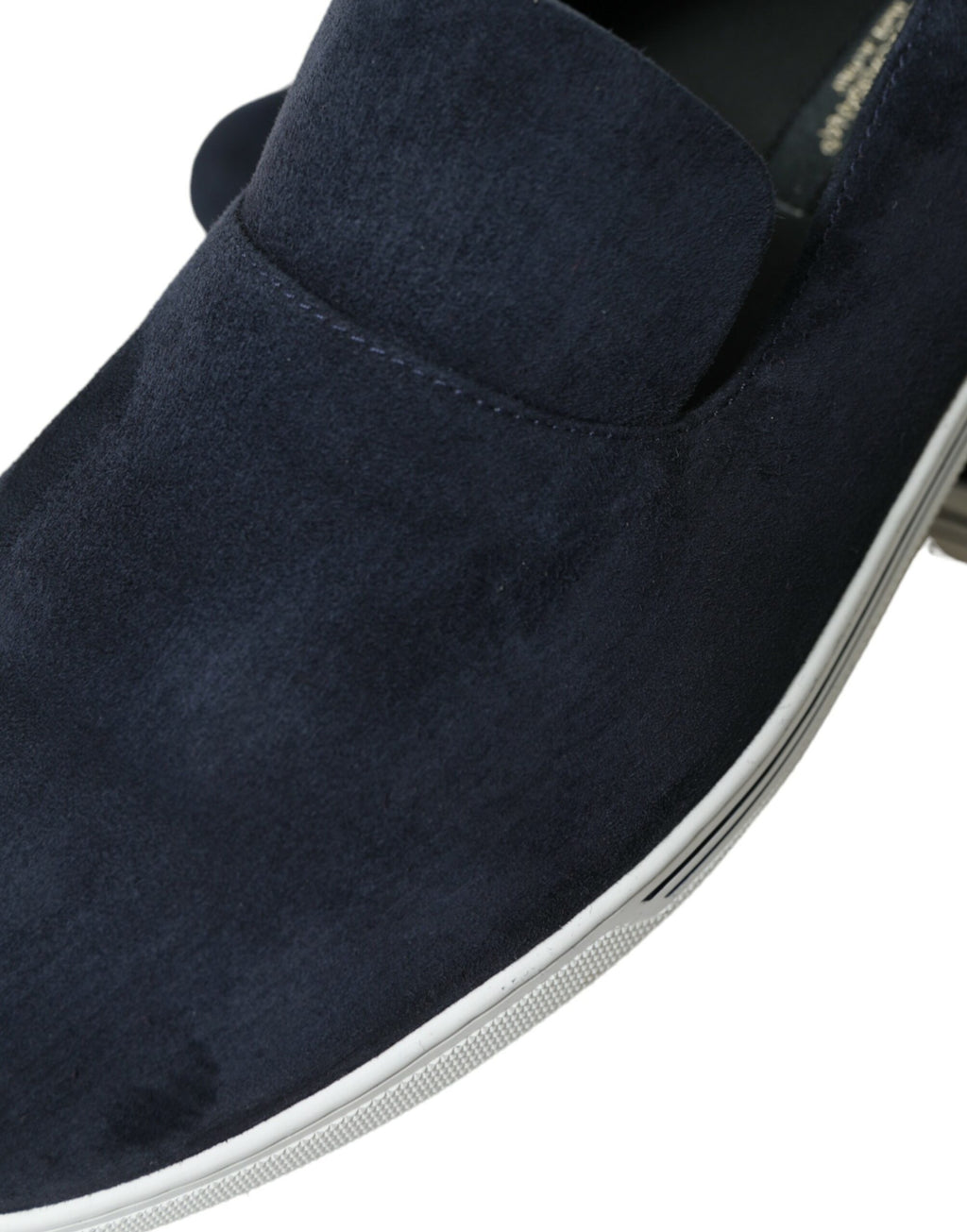 Blå mocka Caiman Loafers Saint Tropez Skor