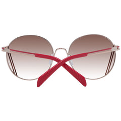 Emilio Pucci Rose Gold Metal Sunglasses
