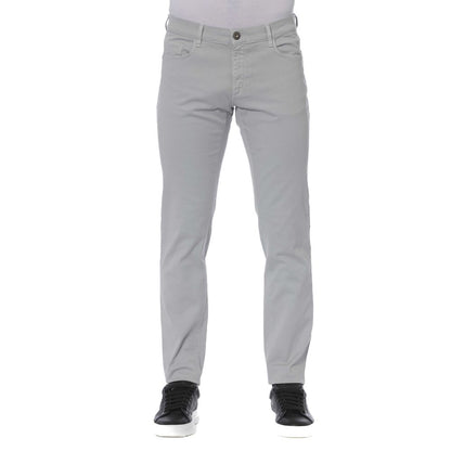 Trussardi Jeans Grå Bomull Herrjeans