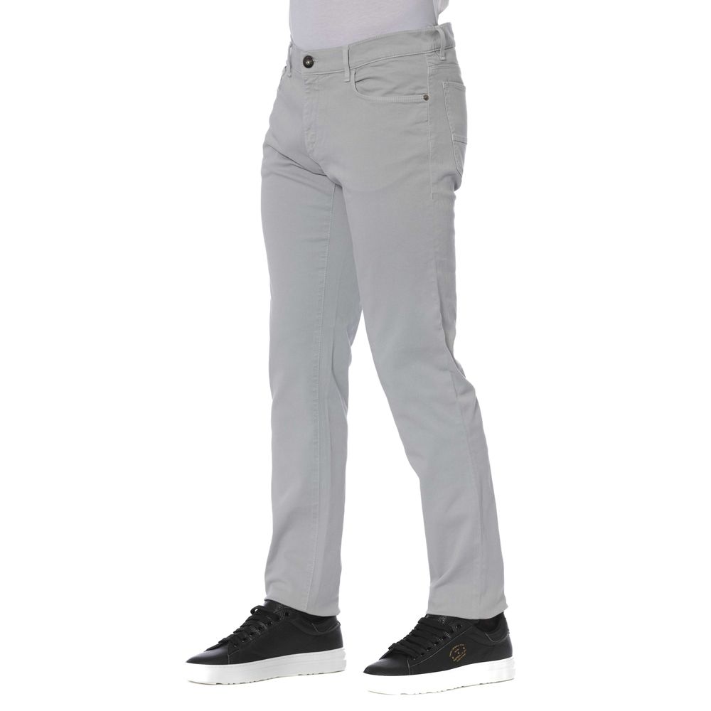 Trussardi Jeans Grå Bomull Herrjeans