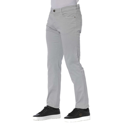 Trussardi Jeans Grå Bomull Herrjeans