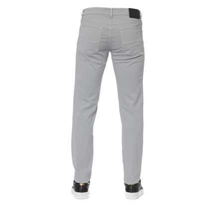 Trussardi Jeans Grå Bomull Herrjeans