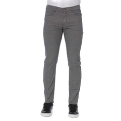 Trussardi Jeans Gray Cotton Men's Pants