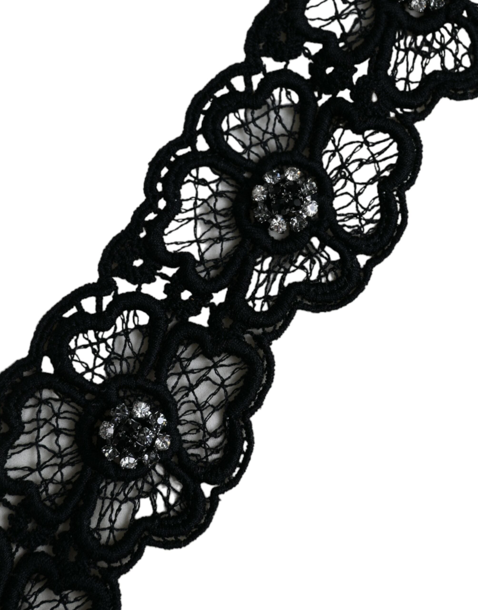 Dolce & Gabbana Off White Silk Lace Trim Short Sleeves Top