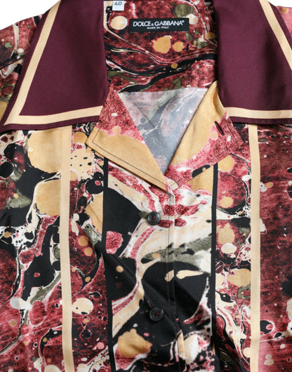 Dolce &amp; Gabbana Flerfärgad Skjorta i Siden med Knappar