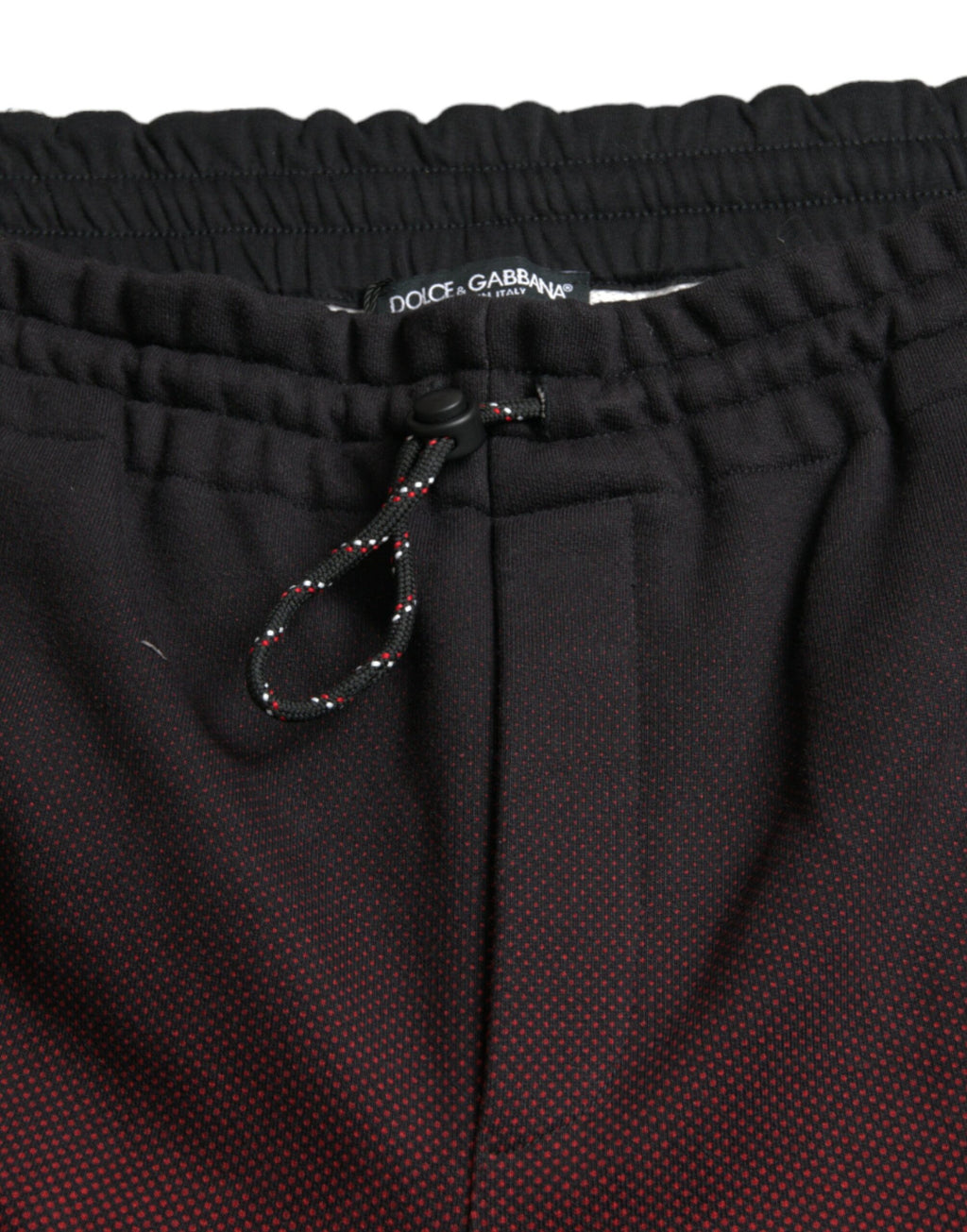 Röda leopardmönstrade bomullsbermudashorts