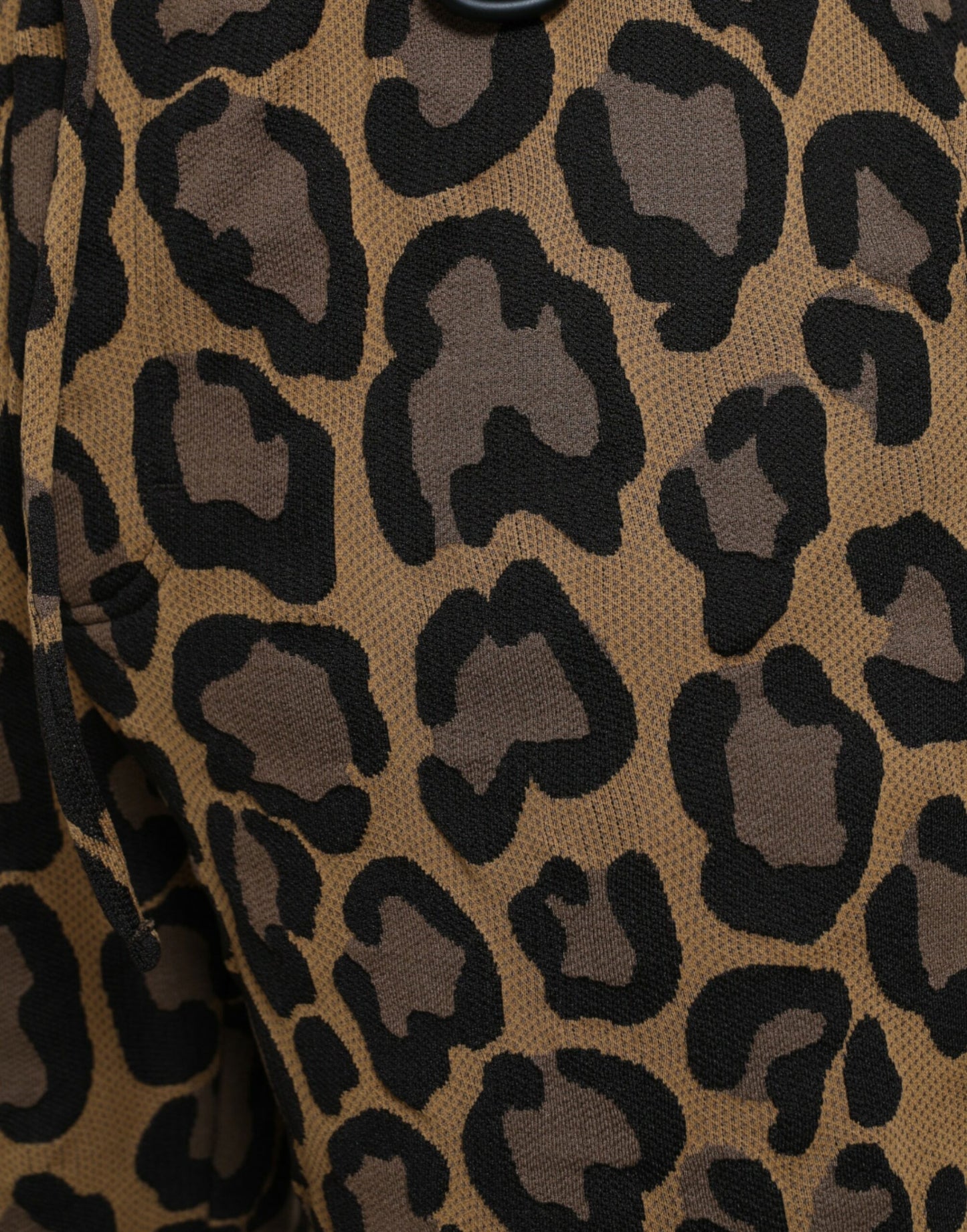 Dolce &amp; Gabbana Bruna Leopardmönstrade Joggingbyxor i Polyester
