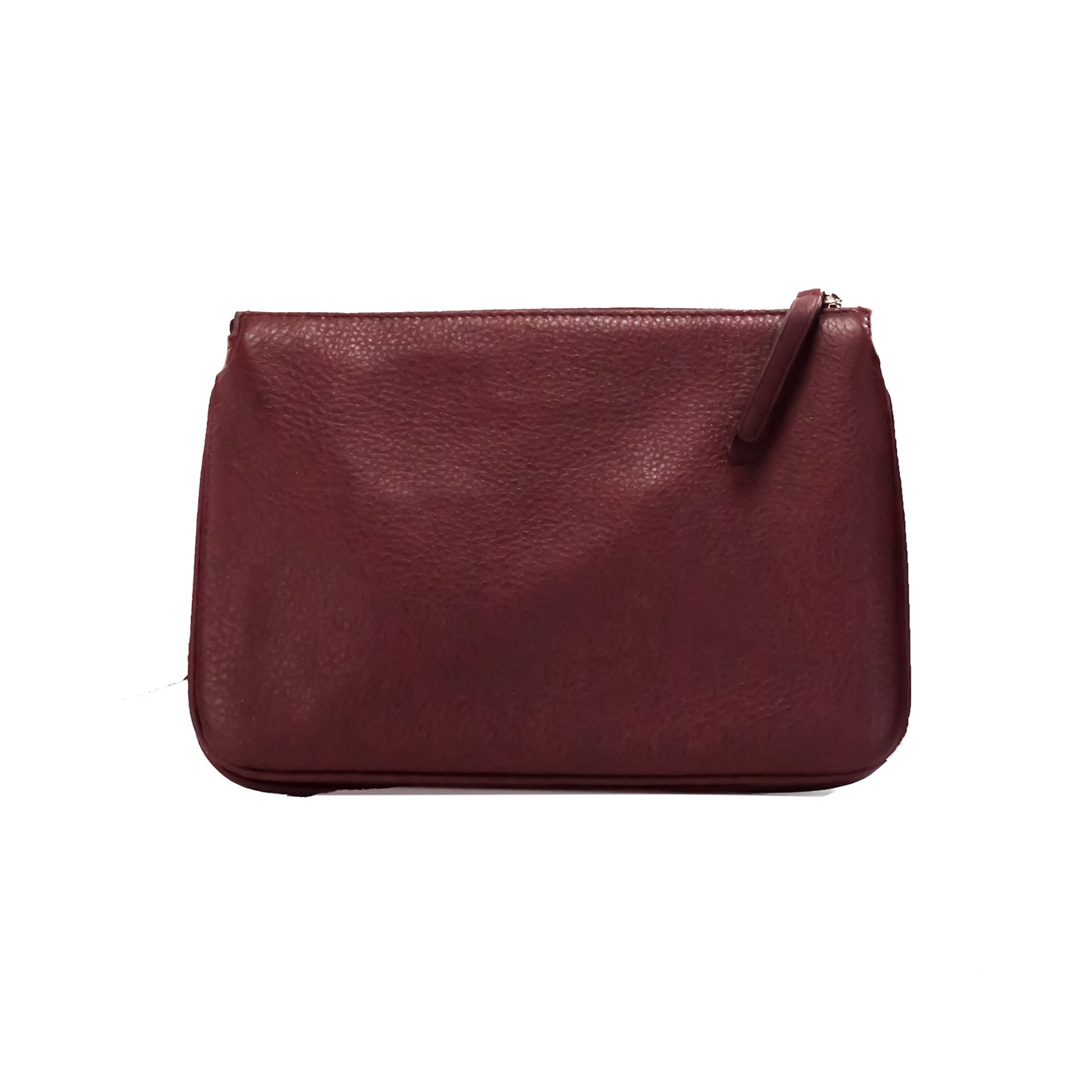 Jackson kirsebærtre skinn trippel gusset crossbody-veske